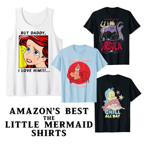 Amazon.com: Disney Little Mermaid Shirt